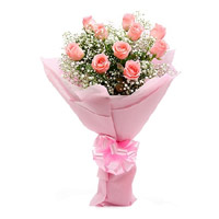 Flowers Delivery in Mumbai - Online Pink Rose Flowers to Mumbai