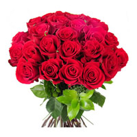 Send Birthday Flowers in Vashi along with Red Roses Bouquet 24 Flowers