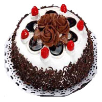 Send Cake for Best Friend that is 3 Kg Black Forest Cake to Mumbai Online From 5 Star Bakery 