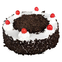 Send 500 gm Eggless Black Forest Cake to Mumbai