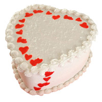 Send 2 Kg Heart Shape Butter Scotch Birthday Cake Delivery to Mumbai