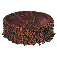 Send Happy Friendship Day Cakes. 1 Kg Eggless Chocolate Cake to Mumbai From 5 Star Hotel 