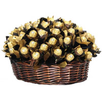 Send 48 Pcs Ferrero Rocher Basket in Mumbai on Friendship Day