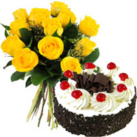 Send Cakes with Flowers to Mumbai