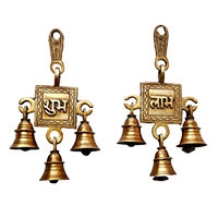 Celebrate Diwali Gifts to Ahmednagar consisting Hanging Brass Bell