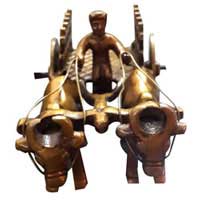 Order Diwali Gifts to Amravati that includes Bullock Cart in Brass