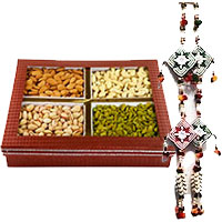 Door Hanging 1 with 1 Kg Mix Dry Fruits in Amravati. Deliver Diwali Gifts in Mumbai