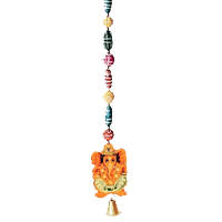 Colorful Beaded Hanging Ganpati Bandhanwar