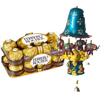 Diwali Delight - 16 Pcs Ferrero Rocher with Hanging Decorative