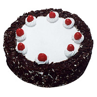 Send 1 Kg Eggless Black Forest Cake to Mumbai from 5 Star Bakery