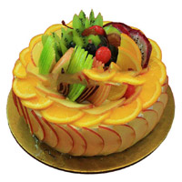 Deliver New Year Cakes to Mumbai Same Day plus 1 Kg Fruit Cake Online From 5 Star Bakery
