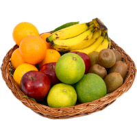 Deliver Birthday Gifts in Mumbai including 2 Kg Fresh Fruits Basket