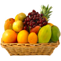 Anniversary Gifts in Mumbai to Send 3 Kg Fresh Fruits to Mumbai in Basket