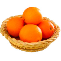 Diwali Gifts Delivery to Mumbai incorporate with 12 Pcs Fresh Orange Basket
