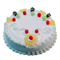 Order Online 00 gm Eggless Pineapple Cake Delivery in Mumbai