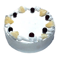 Best Friend Cake Delivery to Mumbai to deliver 1 Kg Eggless Pineapple Cake