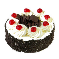 Send Friendship Day Cakes of 1 Kg Black Forest Cakes in Mumbai