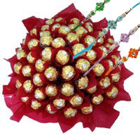 Online Bouquet of 56 Pcs of Ferrero Rocher chocolates in Mumbai