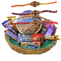 Basket of Chocolates and Rakhi Gift Delivery in Mumbai and Cookies