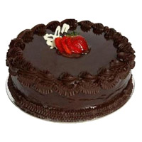 Send Rakhi with Cakes to Mumbai. 1 Kg Black Forest Cake From 5 Star Bakery